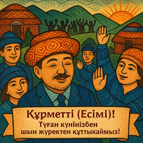Поздравления с днем рождения на казахском языке
